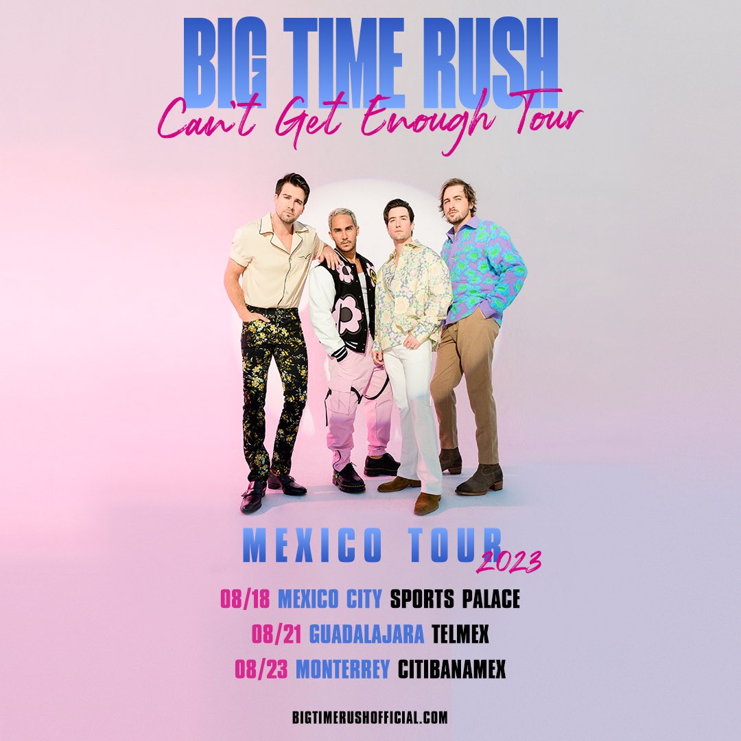 MEXICO TOUR NOW ON SALE! 🇲🇽🎉 Tix: bigtimerushofficial.com