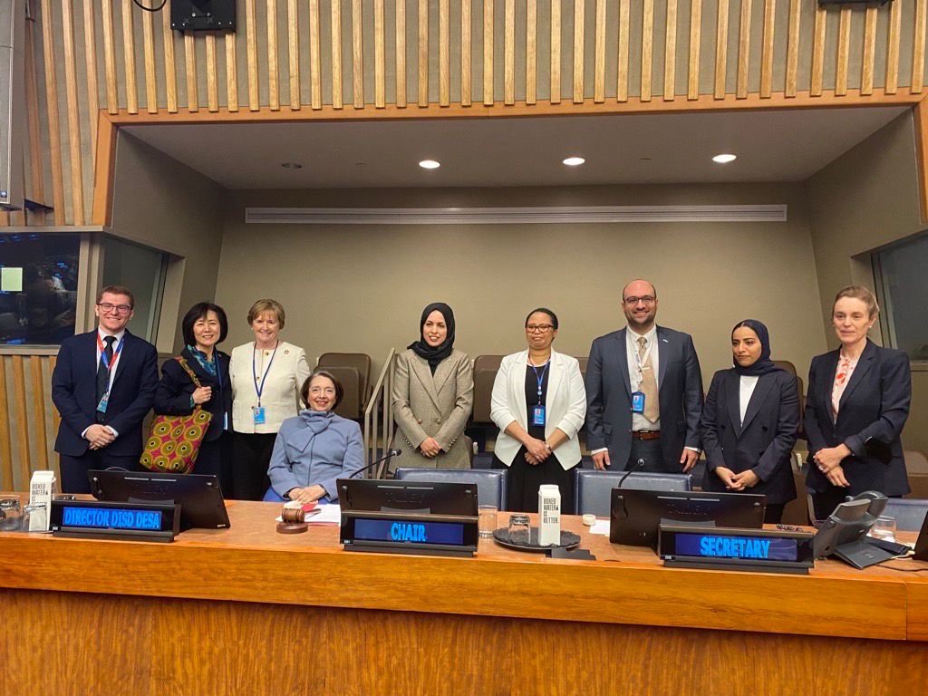UNDESASocial's tweet photo. 📢 #CSocD61 successfully concluded its 1.5 week-long deliberations by adopting all 5️⃣ resolutions of the session by consensus👏.
Watch all meetings here📺https://t.co/1J5Xsx8kKj
Learn more ℹ️ https://t.co/fAbeJZiWl7
#EndInequality #DecentJobs #MIPAA #EveryoneIncluded✨ https://t.co/uaJIuKTscy