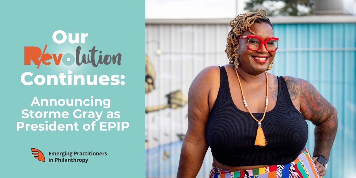 EPIP's Advisory Board is proud to celebrate Storme Gray's leadership in this special announcement! epip.org/our_r_evolutio…