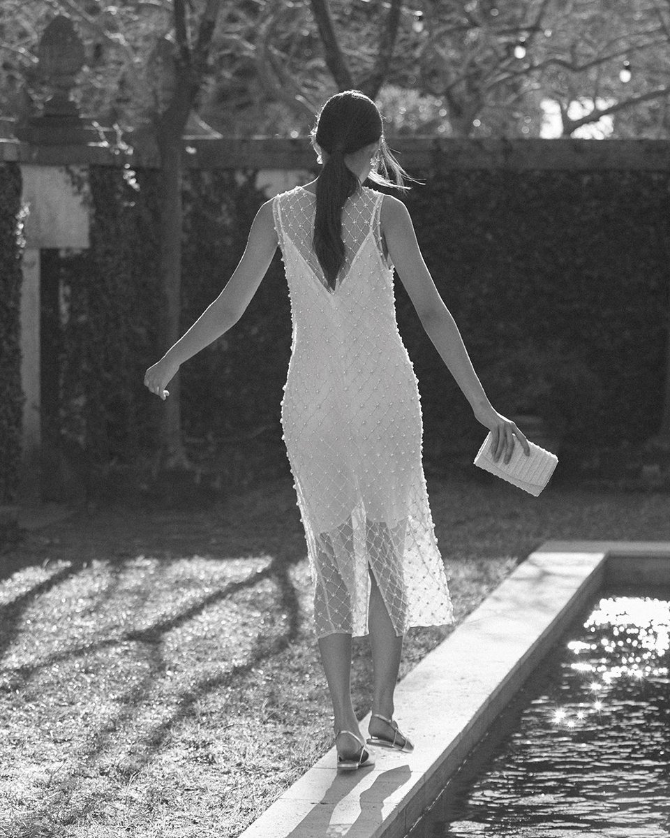 The category: PEARL GLAM 🤍 Shop embellished LWDs and more treasured touches here: anthropolog.ie/3YyMUMc