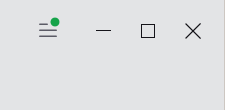 mozthunderbird's tweet photo. A recent Thunderbird Daily build introduced a nice, subtle change to the Application menu, aligning it with the window action buttons. And a small green dot indicates that an update is available. 

Thoughts? 

(PSA: Daily should be considered "Alpha" software for testing only) https://t.co/MA9BM9knhY