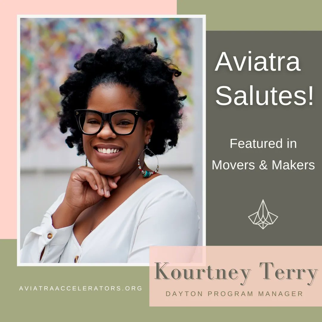 AviatraAccel's tweet photo. Thank you to @moversmakerscin for featuring Kourtney Terry, an Aviatra Accelerator alumni and our Dayton Program Manager. Kourtney launched her organic baby food company, Taste T Love, in 2019. #WomenOnTheRise #supportlocal #daytonentrepreneurs #MoversandMakers https://t.co/yyFHCfeOfn