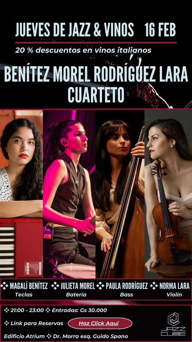 Hoy un set de jazz nacional con mis amigas🔥