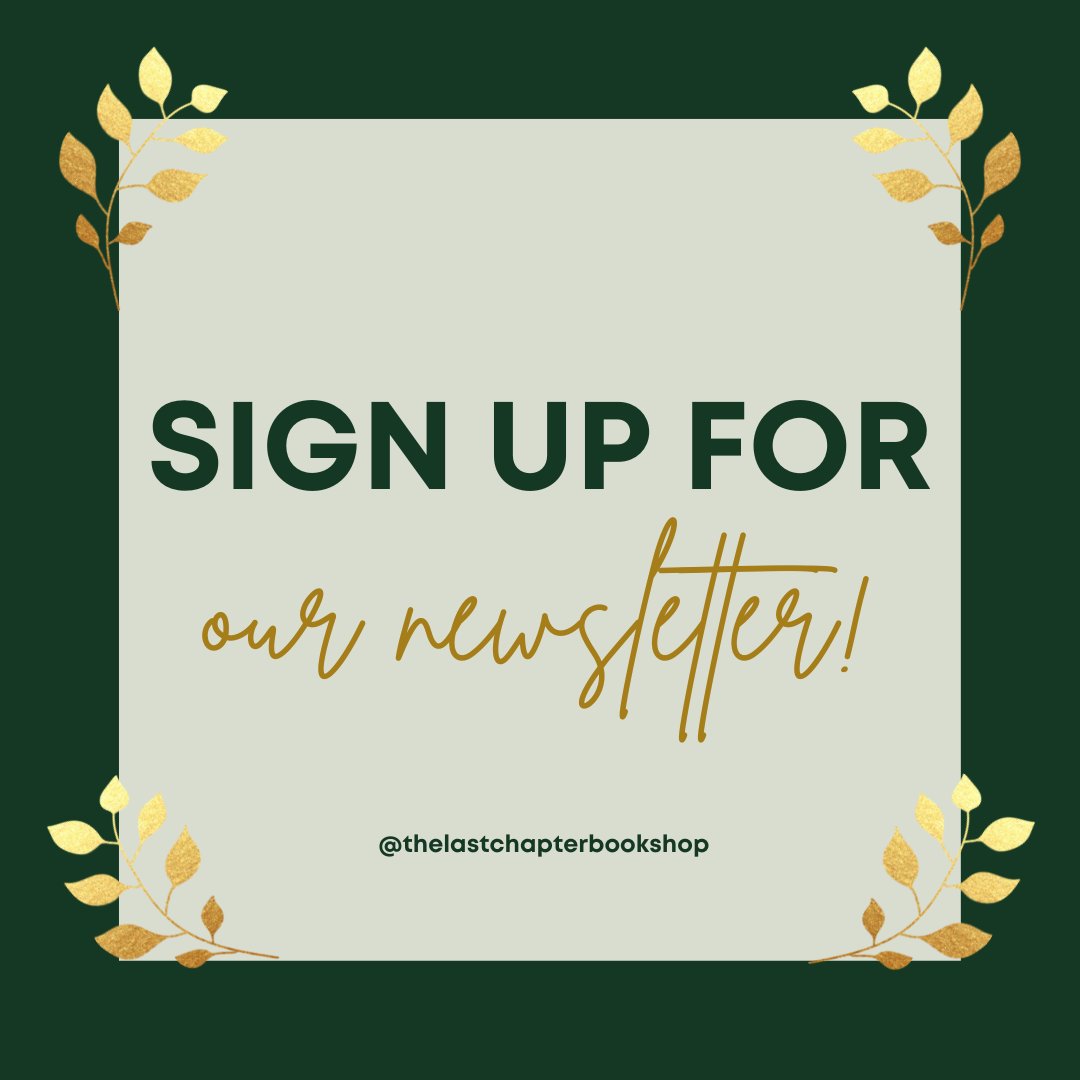 Are you signed up for our newsletter?? Our newsletter is the best place to get shipping updates, find out about new launches and so much more!

thelastchapterbookshop.com

#thelastchapter #romancebookstore #romancereader