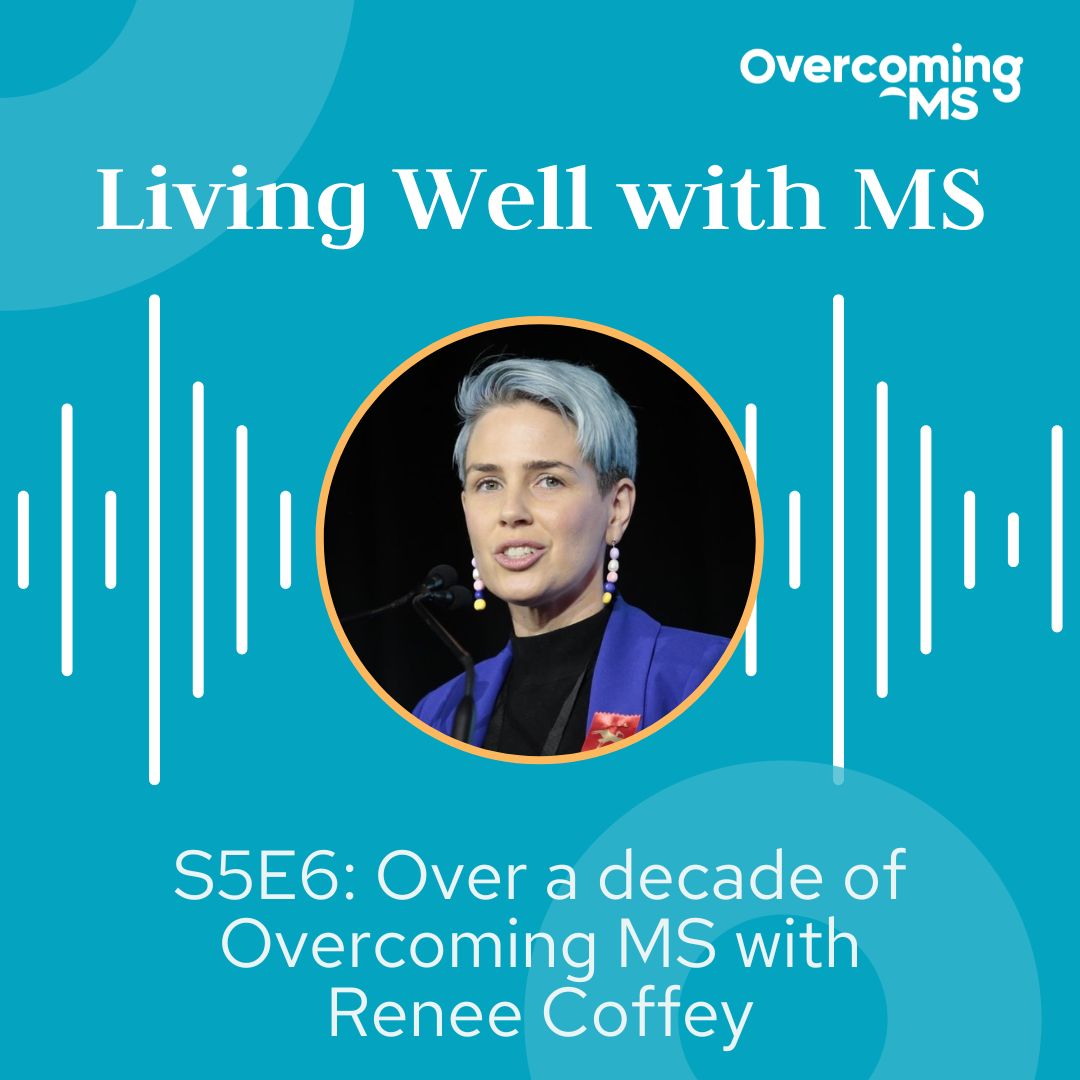 OvercomingMS's tweet photo. In the latest episode of #LivingWellwithMS, we are pleased to welcome Renee Coffey as our guest. She talks to @GeoffAllix about her #OMS journey, her advice to those starting the Program and much more!
Listen here: https://t.co/ySuM5SYbws or on your favourite podcast app! https://t.co/JDqsS1jVgV