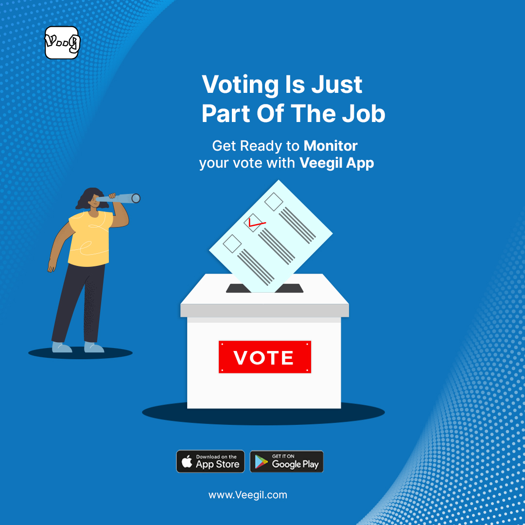 VeegilMedia's tweet photo. Voting is just part of the job! Monitor the 2023 election process with the Election Monitoring Feature on the Veegil App!
Get started by downloading the Veegil app on Google play store and Appstore.
#upcomingfeature #2023election #veegil #electionmonitoring #NigeriaDecides2023 https://t.co/0BOAbwXMe6