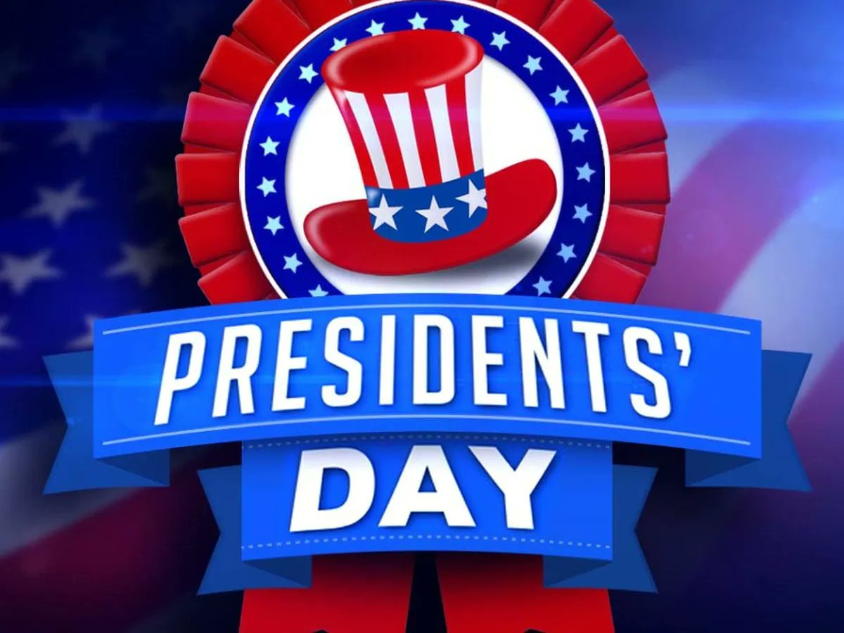 President's Day WEEKEND - No School or Classes for Friday, Feb. 17th - Monday, Feb. 20th.
School resumes on Tuesday, Feb. 21st.