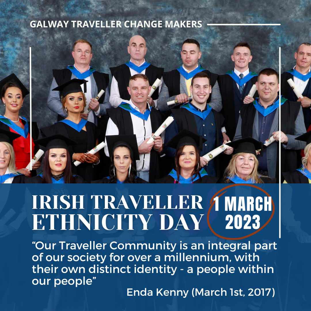 Today, 1st of March, marks #IrishTrevellerEthnicityDay!

Happy #TravellerEthnicityDay2023 from GCCN to all members of the #TravellerCommunity!

#ValueTravellerLives #StandTogether #EndDiscrimination 
@gtmtrav  @IrishTraveller @PaveePoint