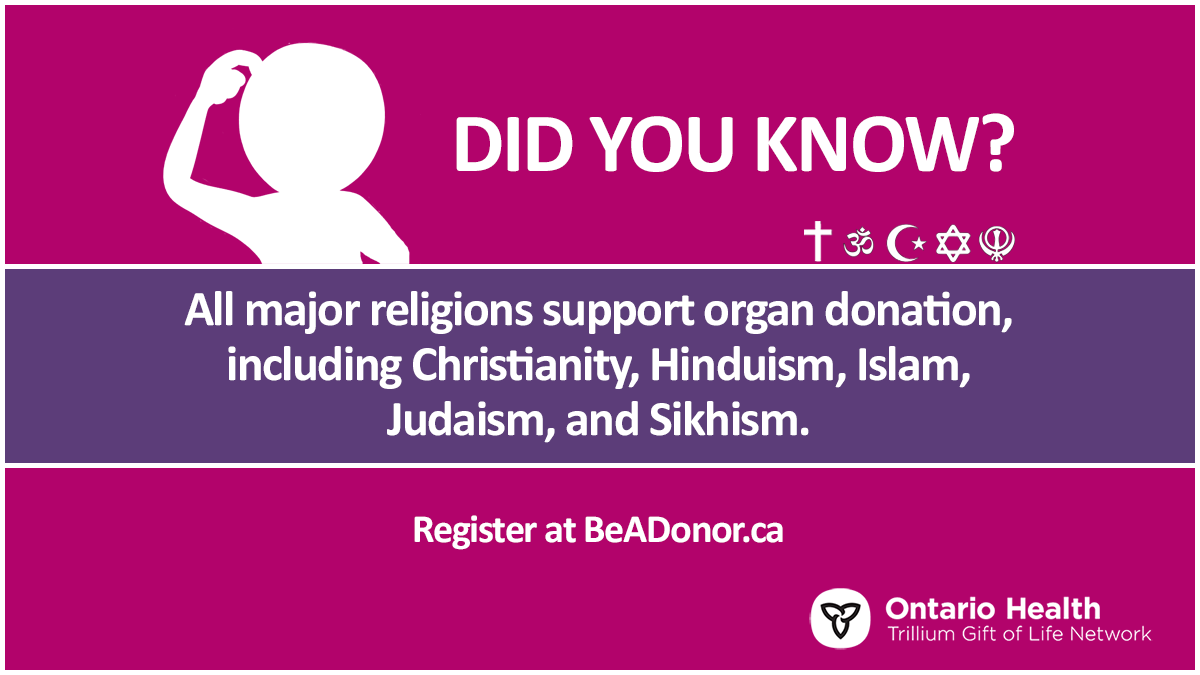 Trillium Gift of Life Network (Ontario Health) tweet media