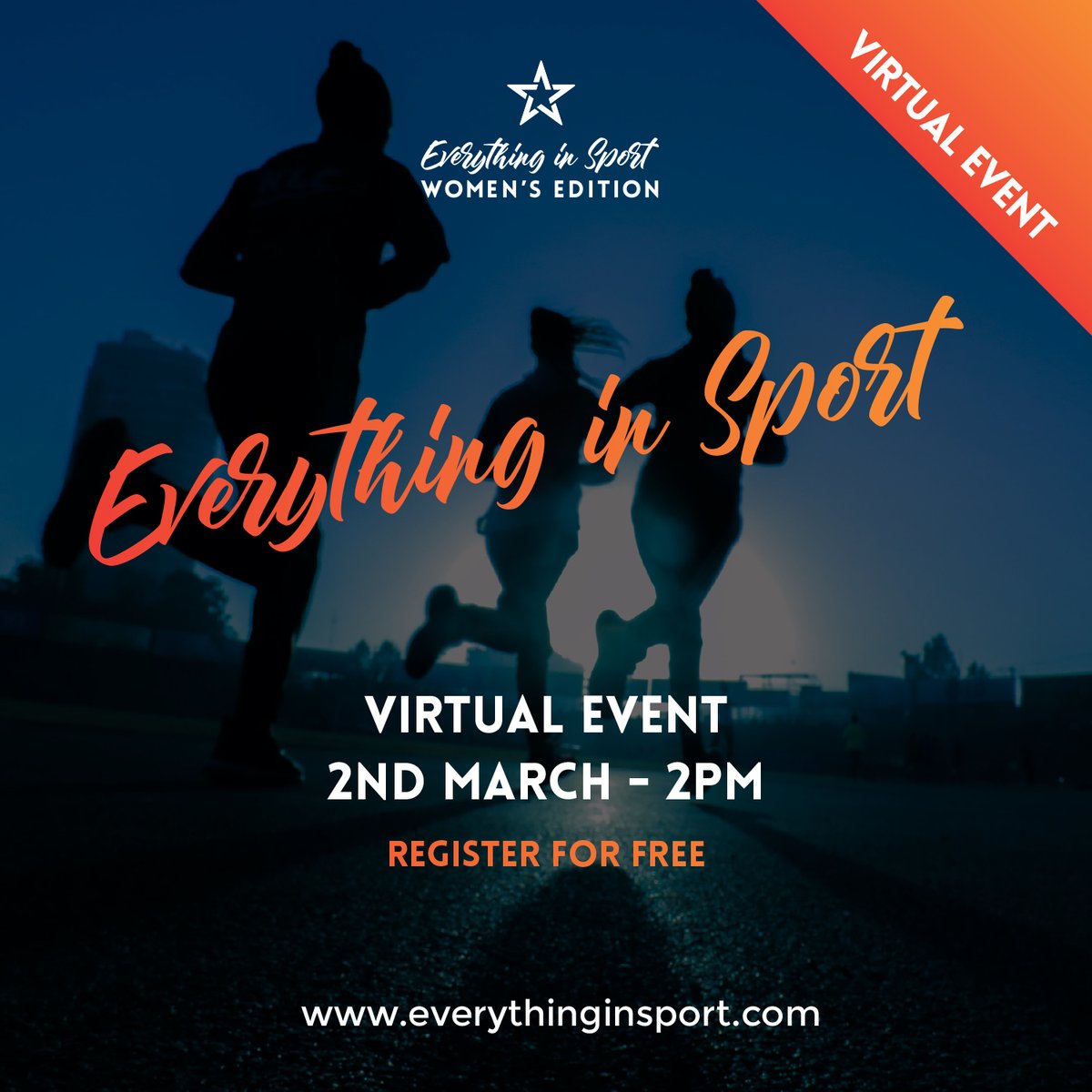 everythinginspt's tweet photo. 🖥 VIRTUAL EVENT ANNOUNCEMENT 🔊

Join us to hear from a selection of leading voices discussing the key topics impacting Women's Sport. 

📣 10 speakers 🗒 2nd March 2023 ⏰ 2pm

🌐 Register here - https://t.co/qPdG04JmK5
 
#everythinginsport #womeninsport #virtualsportsevent https://t.co/blFDHxs9U9