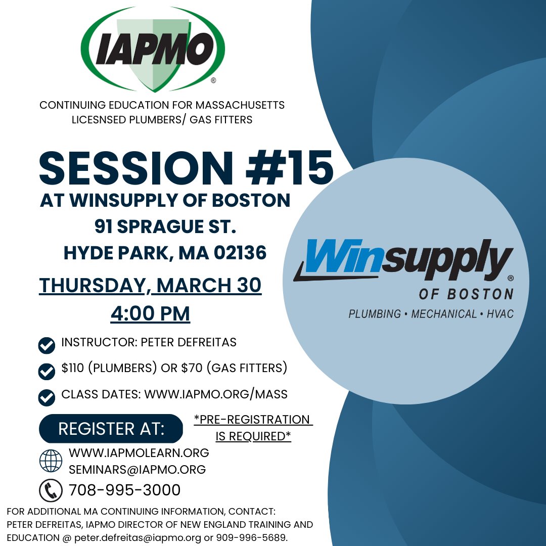 WinSupplyBoston's tweet photo. PLUMBERS/GAS FITTERS TRAINING SESSION BROUGHT TO YOU BY IAPMO AND WINSUPPLY OF BOSTON.
#HVAC #TRAINING #PLUMBERS #GASFITTERS #WINSUPPLY #BOSTON #NEWENGLAND #IAPMO https://t.co/NjNExYNokP