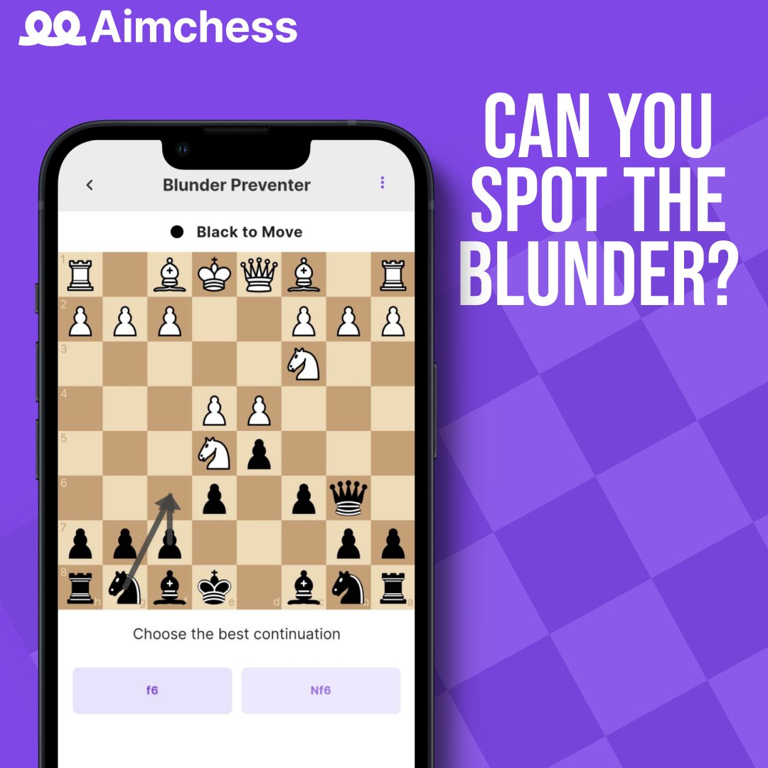 Time for a blunder busting lesson!

Which of these moves is terrible, and which saves your position?

Get more of these Blunder Preventer exercises in our Training Room!

#chess