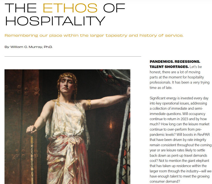 WilliamCMurray's tweet photo. "Relationships &amp; loyalty are built by passionately caring for others &amp; intentionally choosing to take care of them with humility."

Just a snippet of my new article in @StayMagazineCA called The Ethos of Hospitality.

https://t.co/XiVkn3WgkM

#service #hospitality #custserv https://t.co/FTodI97EEu