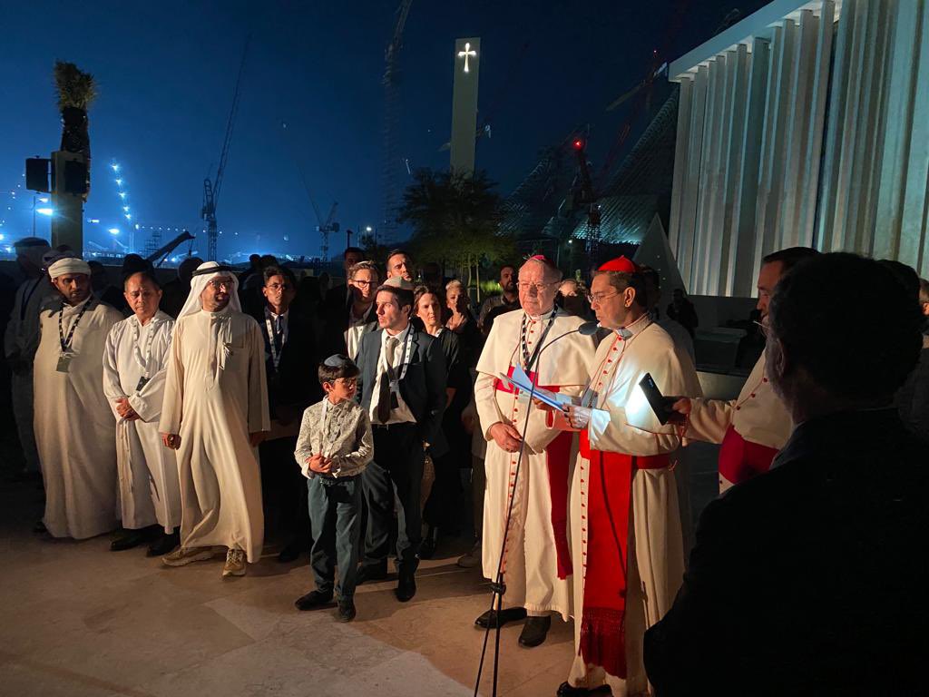 We had a pleasure to participate today in Abu Dhabi in the opening ceremony of Abrahamic Family House, a beacon of mutual understanding, harmonious coexistence, and peace among people of faith and goodwill. 
It consists of a mosque, church, synagogue, and educational center.