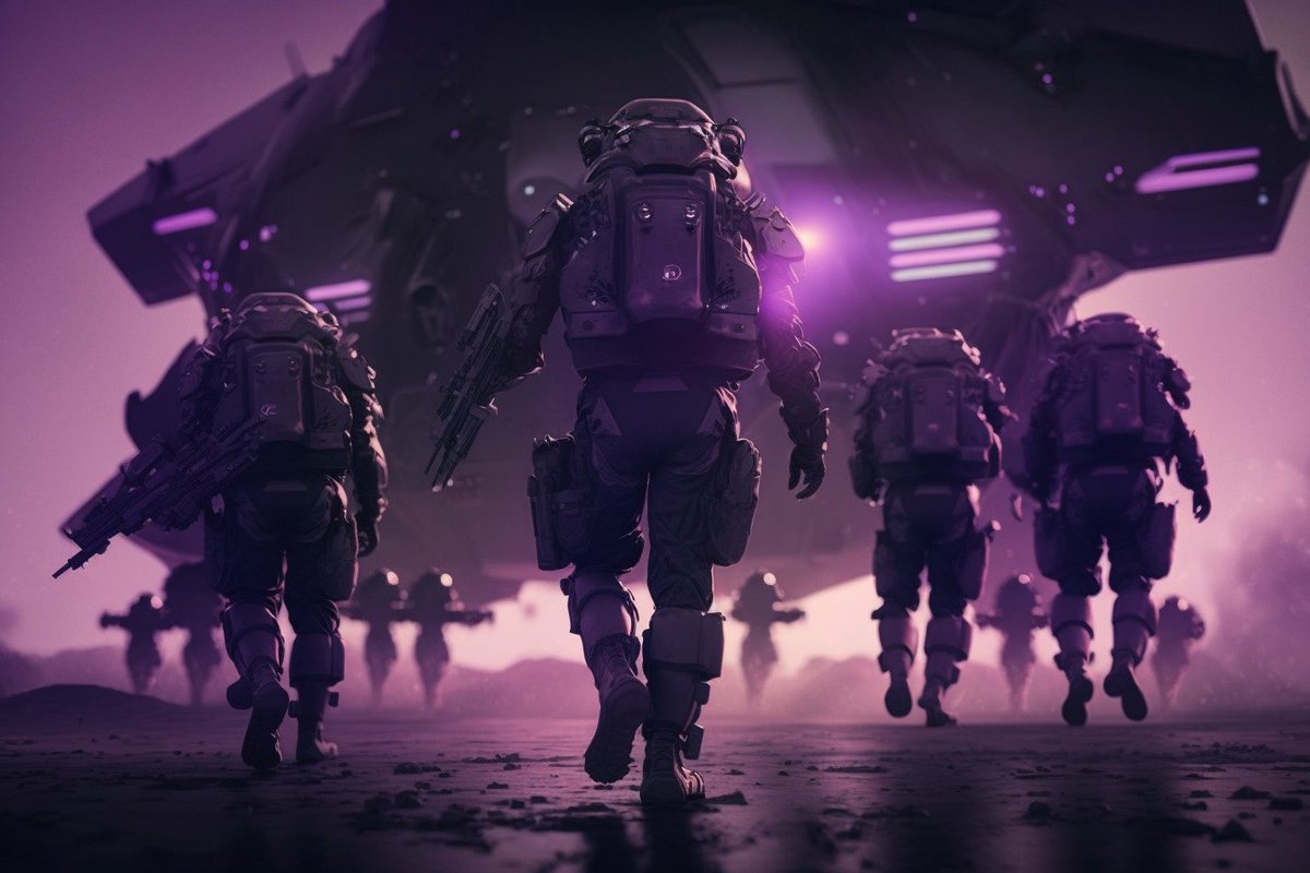 MayorOfMatic's tweet photo. $MATIC MILITIA DEPARTING FROM PLANET EARTH. 

SEE YOU ON THE MOON. https://t.co/nog59OX6hy