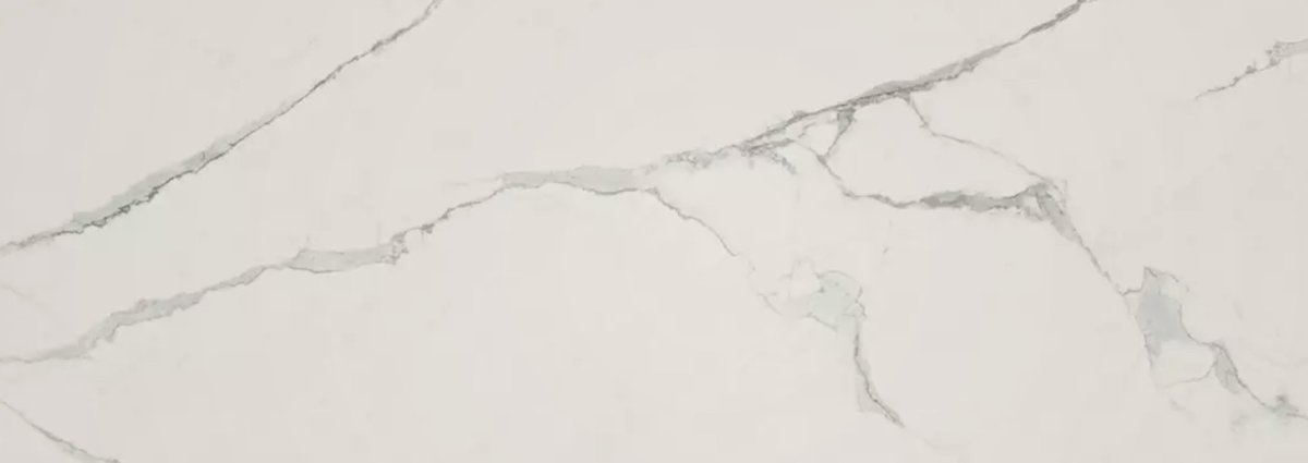 Caesarstones Circa Porcelain Countertop features a pure white base with bold light-grey veining. 
.
.
.
#countertop #countertops #countertopdesigns #countertopskitchen #countertopslab #countertopideas #countertopdesigns