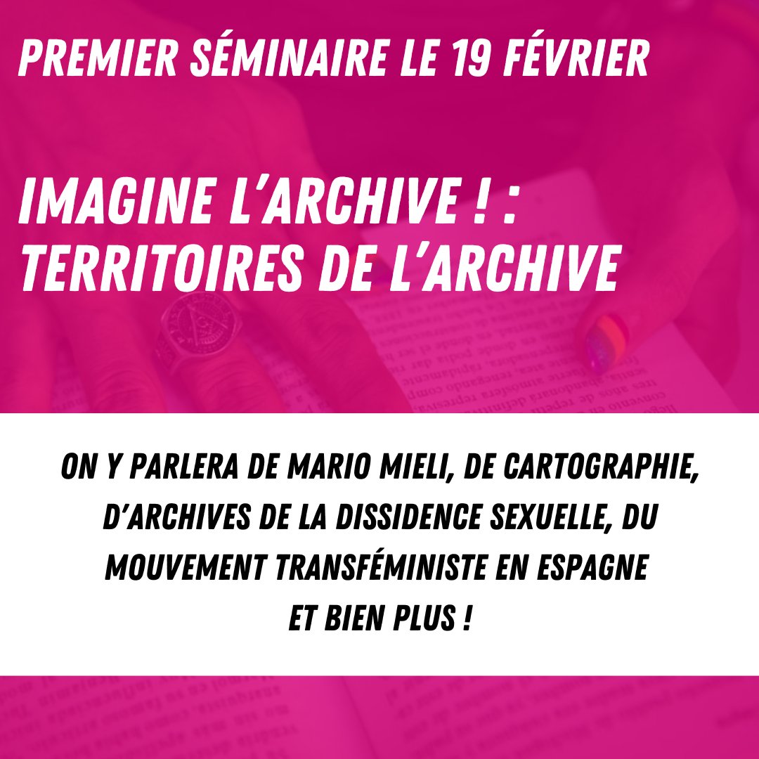 LgbtqiArchives's tweet photo. On lance la première programmation du collectif avec une immense joie!✨ Hâte de vous accueillir dans notre local, hâte du séminaire de dimanche 19 prochain et des autres à suivre! Plus d’informations vite vite sur le reste de la prog, en attendant on se dit à dimanche 💫💫💫 https://t.co/P66pj36LXh