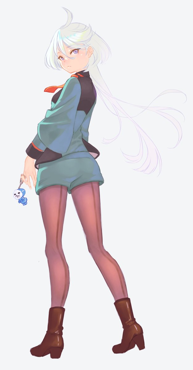 ミオリネ・レンブラン 「#太ももは太いから太ももっていうんだよ 」|JJ(獅子つつし)のイラスト