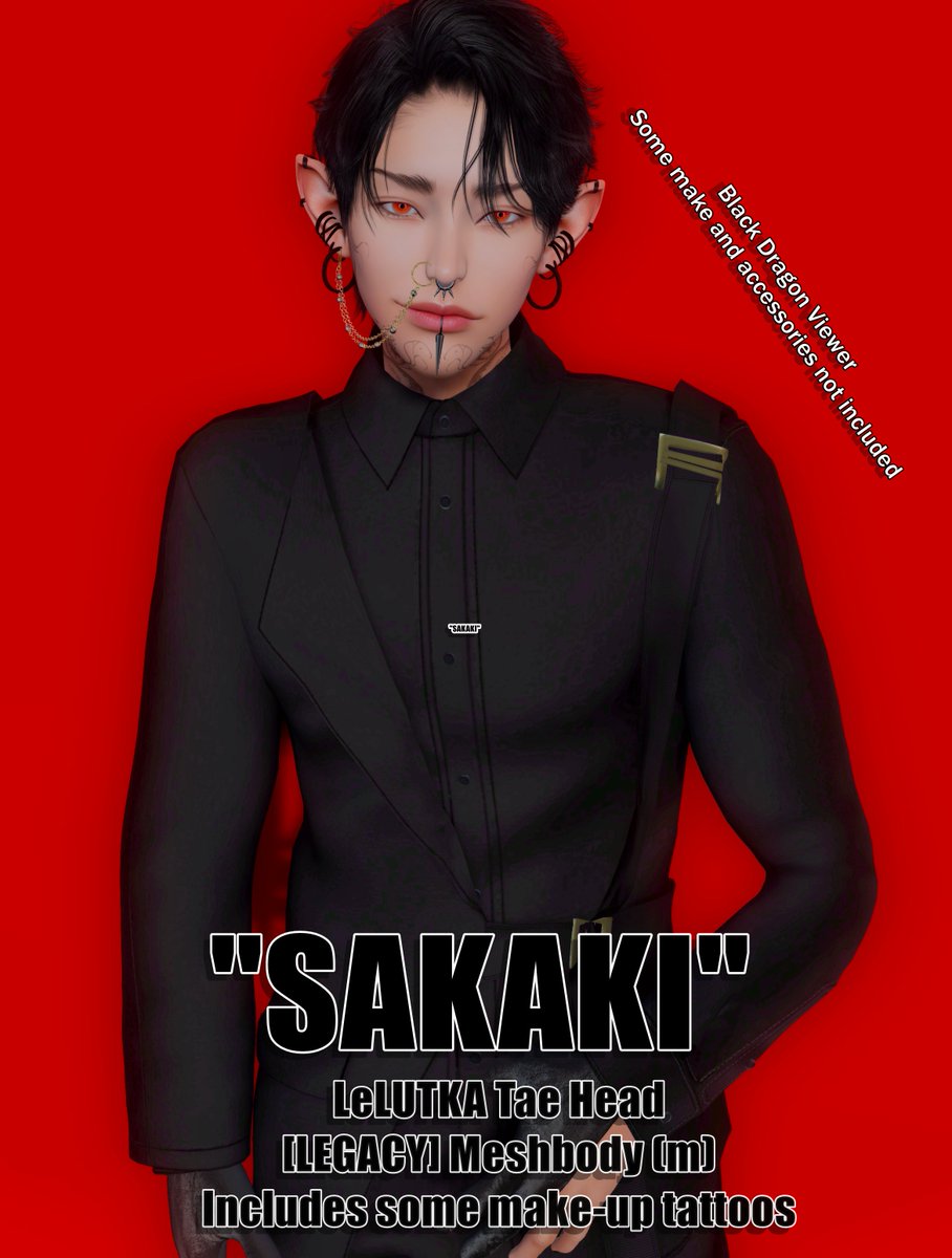 JokeR_ROKIA's tweet photo. 先日アップしたTae head shapeを微調整してマケプレに置きました👐
極力安く済むように一部は自作のメイクを同封してます。レイヤーの順番やHUDの数値も全て記載したスタイルカード、FSの空の設定も同封しました！
説明は翻訳英語ですがDeepLで逆翻訳すれば多分読める日本語で説明になってるはず・・・ https://t.co/pTX9vacBCS