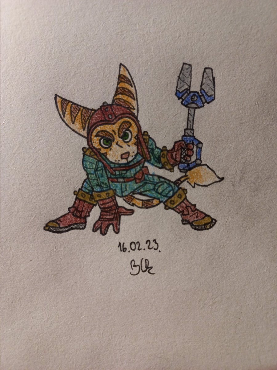 Bartek__22's tweet photo. Ratchet from Quest for Booty
#RatchetAndClank #questforbooty #drawing #fanart https://t.co/BQAR8KUaE5