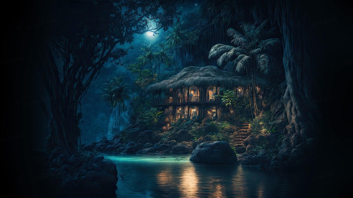 Susakaali's tweet photo. The #serenity of a reclaimed jungle paradise provides a place for relaxation, #healing & reconnection with #nature
2h #JungleOasis: Relaxing Music & Rain for #innerpeace & #relaxation
πΊ https://t.co/HUIHPm46Ld
#Etsycollection of 20 #digitalartworks
ποΈ https://t.co/E2phRBq3NF https://t.co/5ogQhZ8i2T