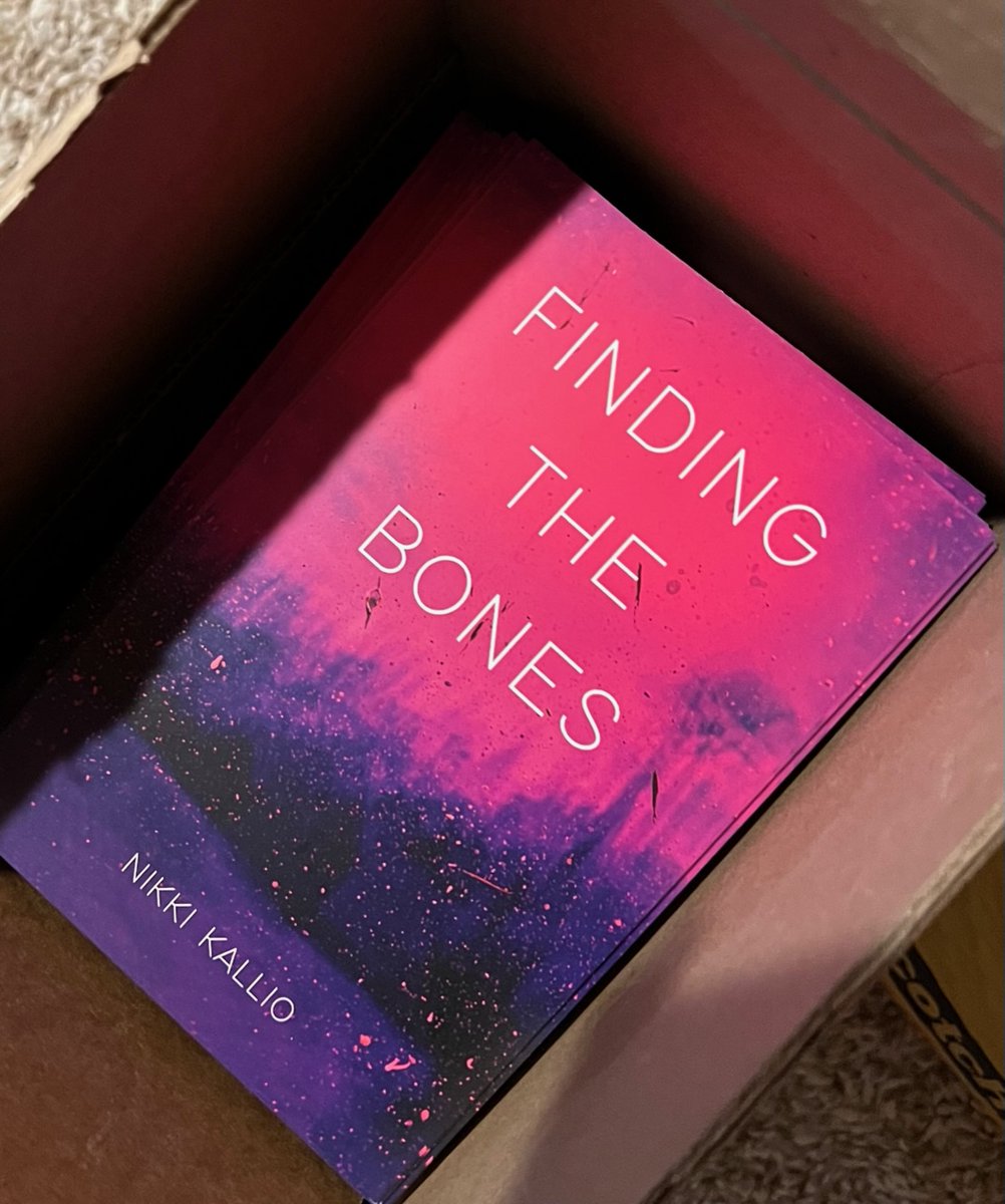 It's my book's official pub date!! FINDING THE BONES is available now from <a href="/CornerstoneUWSP/">Cornerstone Press</a>! So proud to see my work come to life. #shortfiction #smallpress #authors #writers #newrelease #scifi