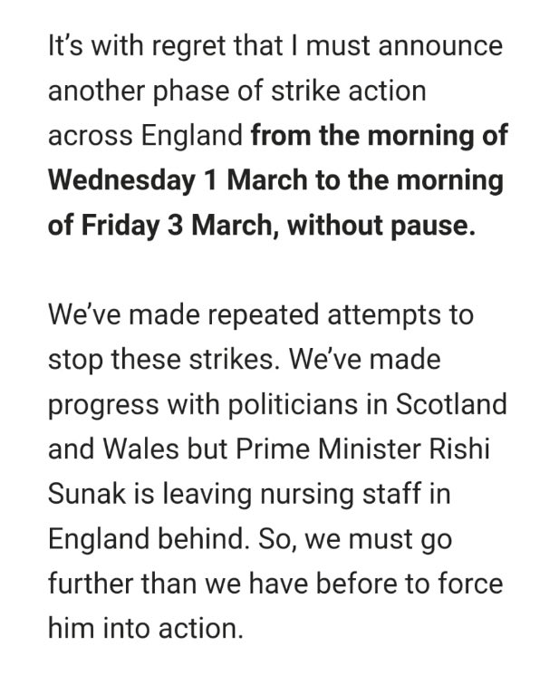 🚨 Next #RCN Strike Dates Announced!

#NHSStrike
