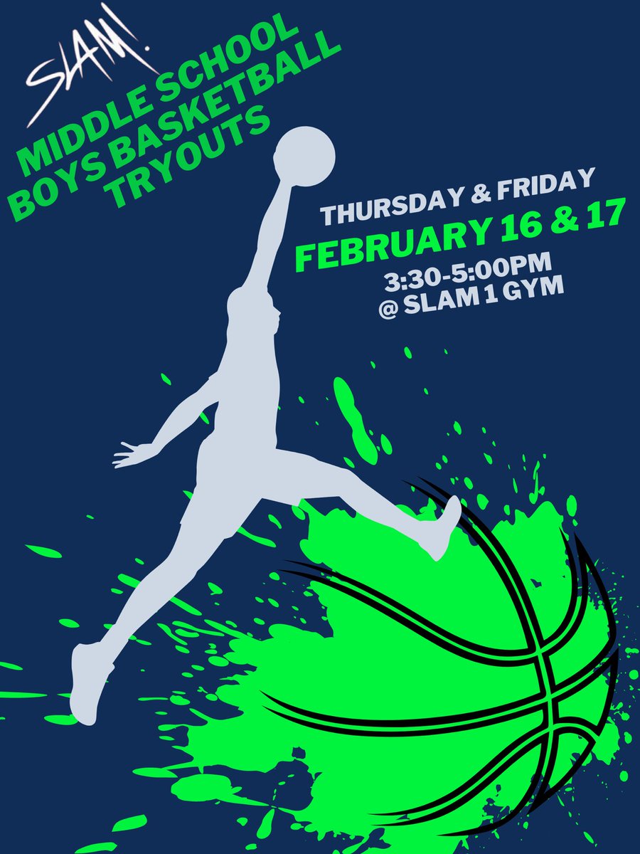slammiami_bb's tweet photo. 🚨Attention All Hoopers🚨
We will be hosting our Boys Basketball Middle School Team Tryouts @slammiamiofficial Gym 1 #ThePenthouse 🏀 
If you have any questions please contact Coach G for more information‼️

#SLAMmiami #TitanUp #SLAMbasketball #HomeOfTheTitans https://t.co/BNKQ5FhLqt