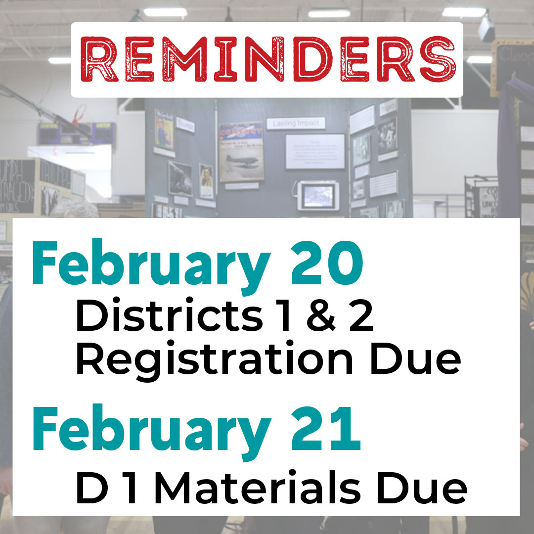 Check your contest website for deadlines and instructions. Find your contest website at hsmichigan.org/.../michigan..….  
#mihistoryday2023