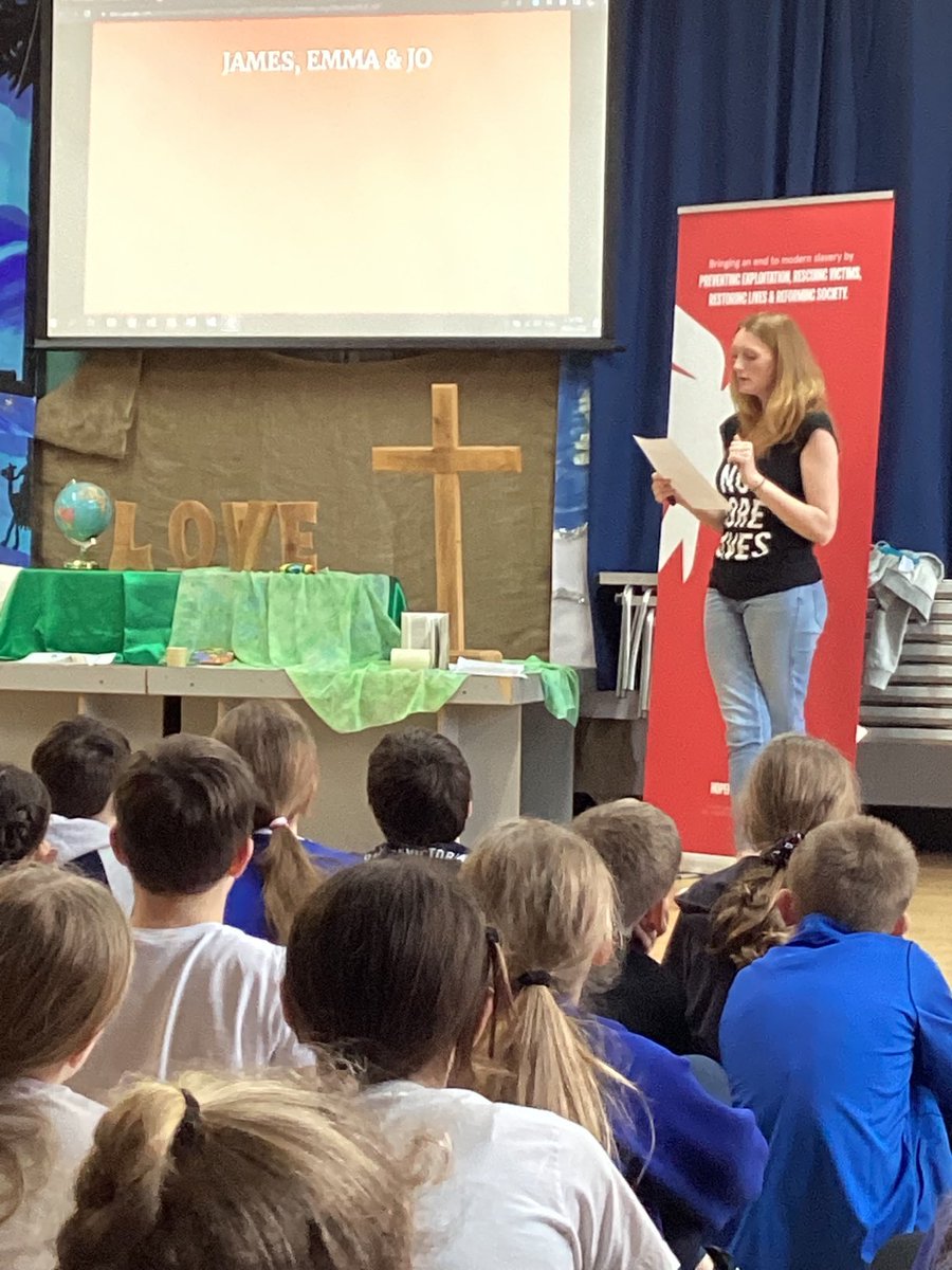 SsPeterPaulSch's tweet photo. Thank you Sam from Hope for Justice for visiting us today to talk about modern day slavery. ⁦@Hopeforjustice⁩ https://t.co/EUrB2lGIvU