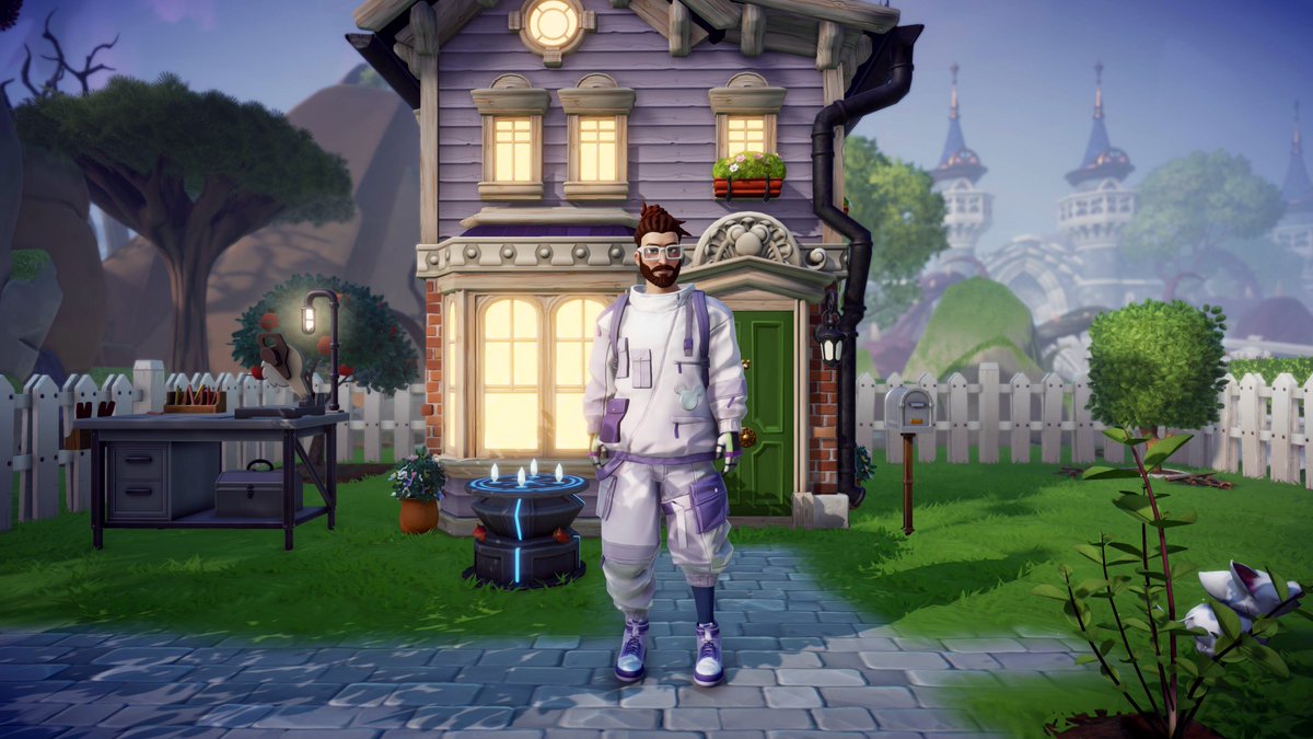 TheInbetweeno's tweet photo. New update for @DisneyDLV is LIVE! Check out the new #Platinum drip and house color customization available now! #DreamlightValley https://t.co/DqjdyUrb3K