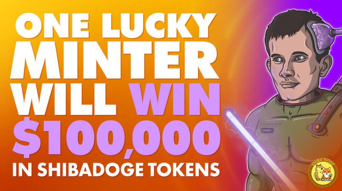 Do not miss <a href="/RealShibaDoge/">Shiba Doge | Fan page</a> #Minting
Still about 2000 ShibaArmy #NFTs to be minted out

Imaging #Minting the 1 of 1 Vitalik worth $100,000
Minting the GoldenAK 1 of 1 worth 5K$ in #ETH

Get also a DogeArmy then you would be able to breed a #ShibaDoge #NFT 

mint.realshibadoge.com