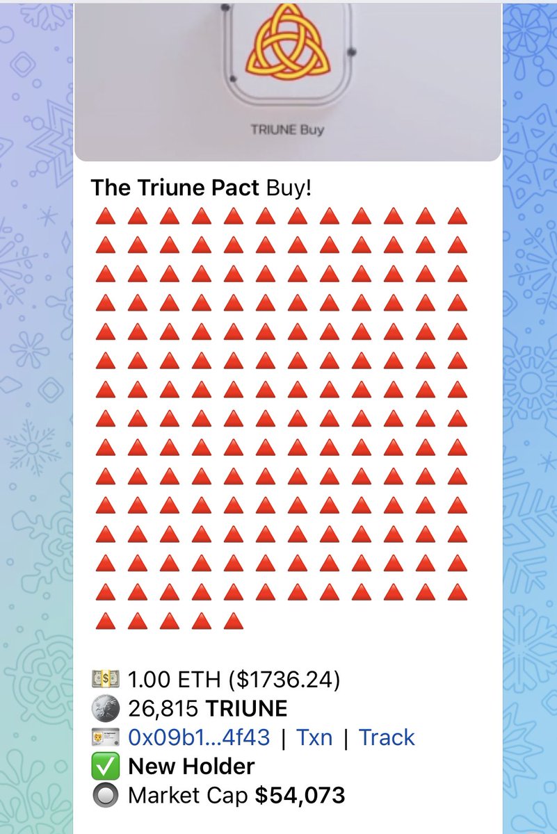 TriunePact's tweet photo. #triune dev is active today. Minting an #nft to the deployer. We are watching &amp; wondering what the hell you are up to 👀 

We also have had a huge buy come in! 

The mystery continues! 

https://t.co/ITodhBp0EY https://t.co/MHQakqXElr