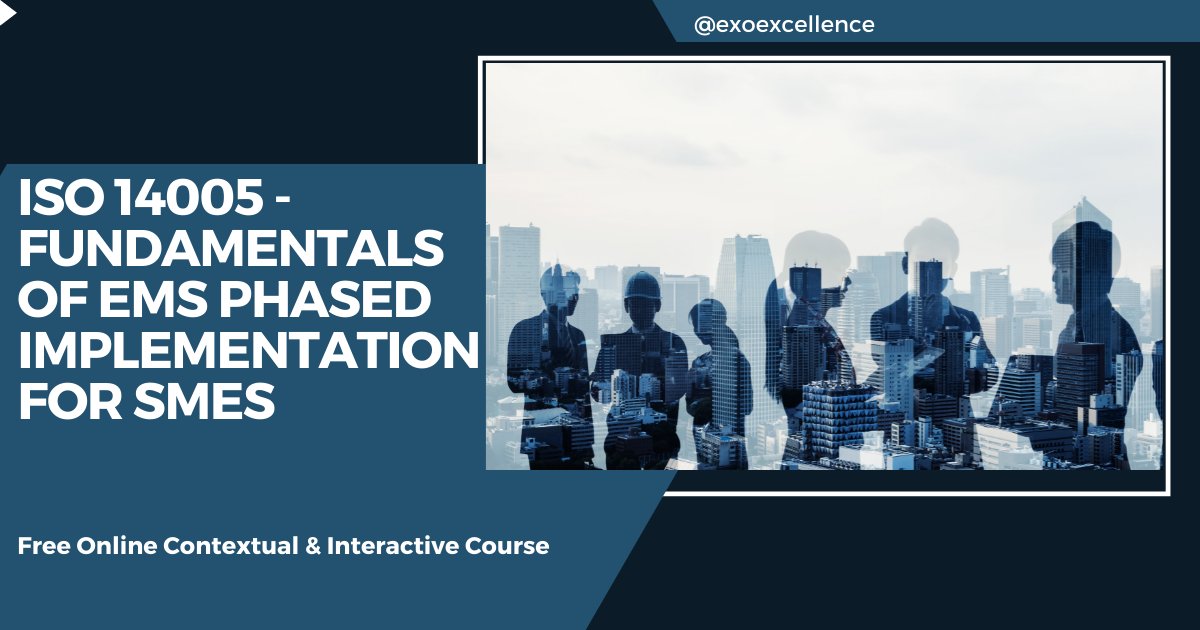9001Centre's tweet photo. ISO 14005 delivers the importance of environmental policy in the organization. After taking this course you will be able to establish environmental policy effectively.
#iso14005 #ems #SMEs #environmental #management #policy #course #online #exam

https://t.co/TuDBoLk0kt https://t.co/CqJiW8C5ft