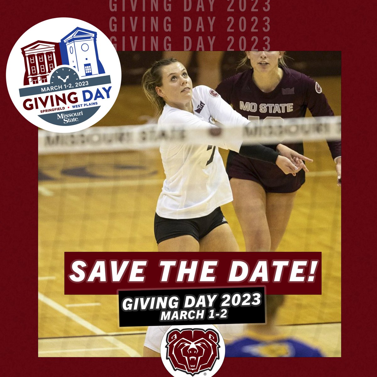 SAVE THE DATE 🗓️ March 1-2 will kick off our annual GIVING DAY! We are trying to do some BIG things this year and would appreciate your help! More info coming soon!