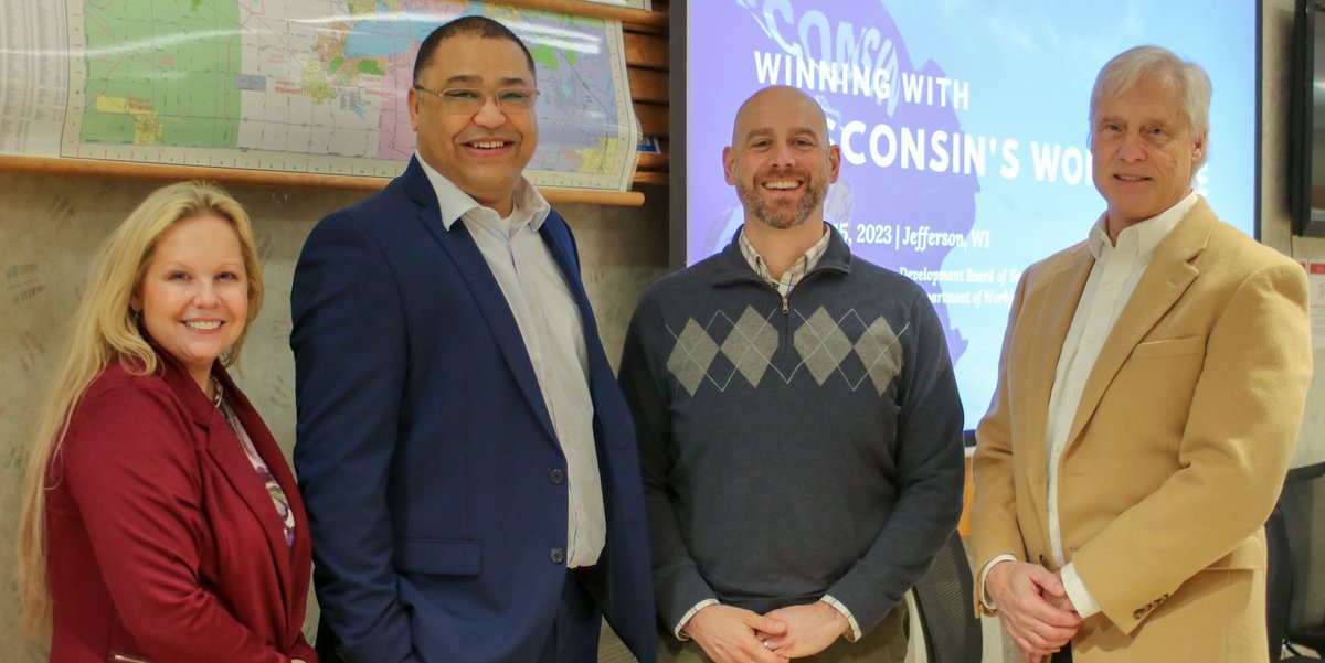 WIWorkforce's tweet photo. Great turnout in Jefferson for Winning with Wisconsin's Workforce! Thanks to all: @wdbscw, Nestle @Purina Petcare, @FisherBartonInc, @JonesDairyFarm, and Opportunities, Inc. These forums highlight job resources for employees and employers: https://t.co/1lMsv9UUeC https://t.co/BWgh4Gkxjt