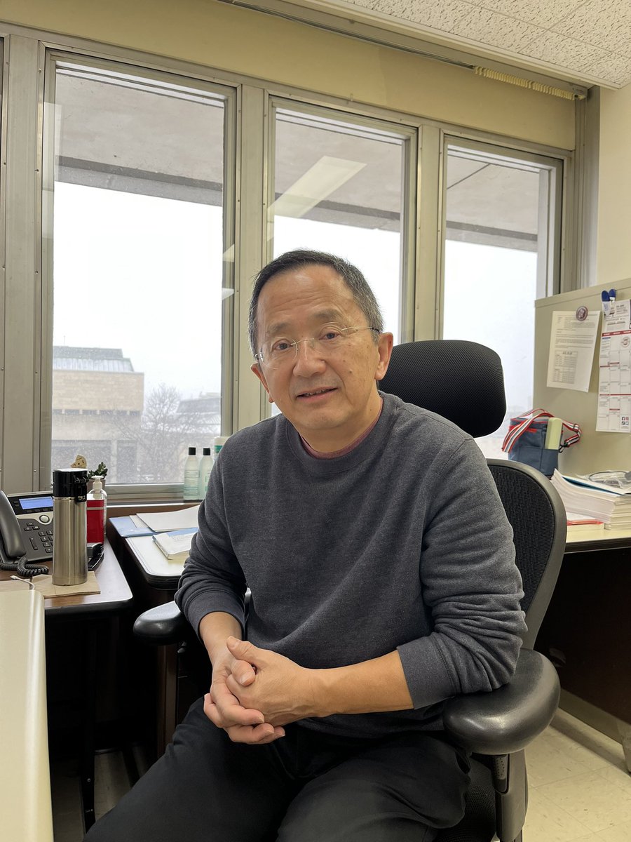 _tommy_29's tweet photo. I Interviewed Professor Zhongdang Pan from the UW-Madison Department of Communications arts. When asked about the importance of higher education, Pan explained how it’s ability to develop a younger generation is what makes it so critical. #J202 #lab304 https://t.co/DXVxQfB0sJ