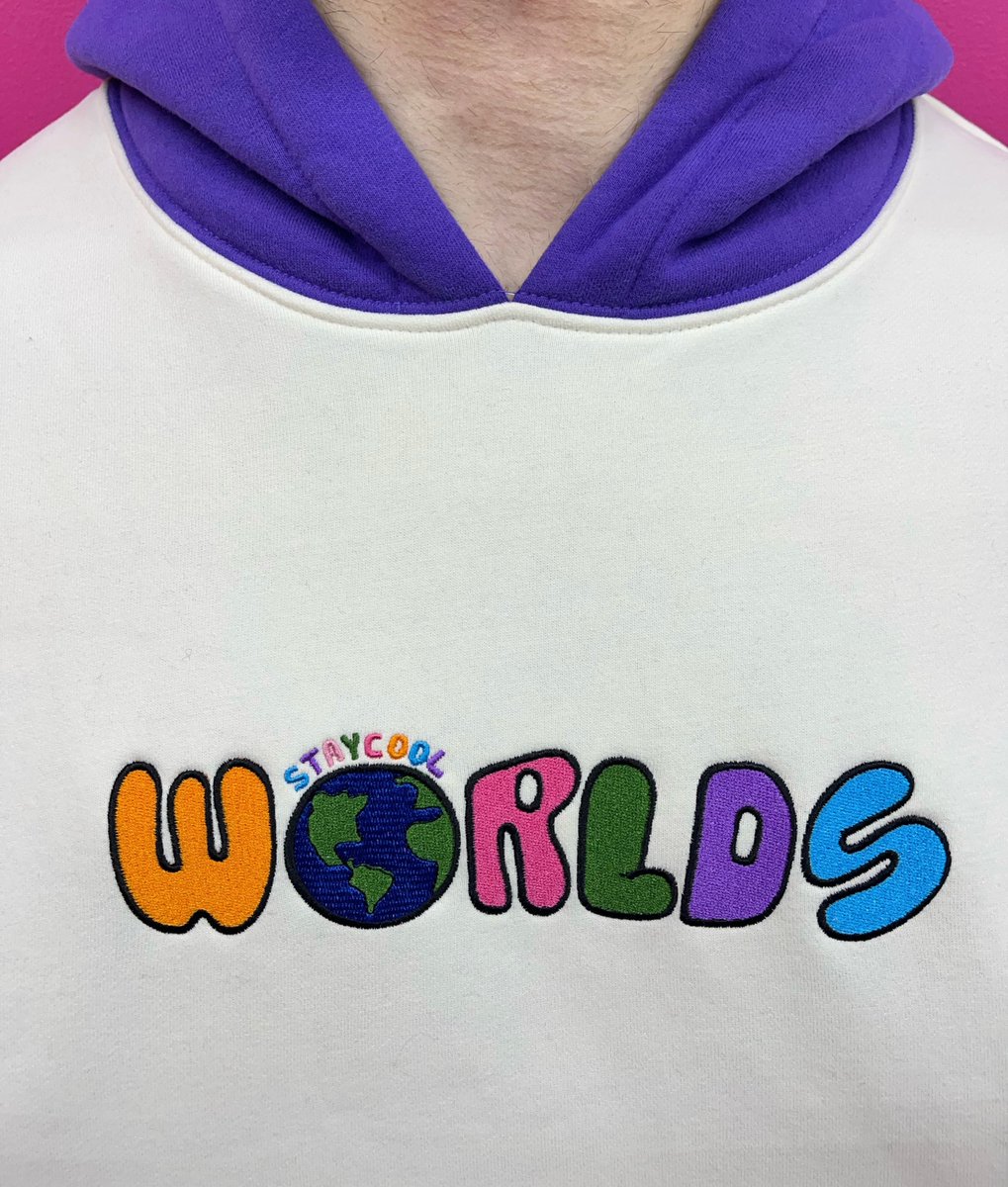 Worlds Sweatsuit Drops tomorrow 2/17 @ 11AM EST!

Hoodie: $60
Sweatpants: $50

Available on Staycoolnyc.com! Every order comes with a free Worlds Keychain.