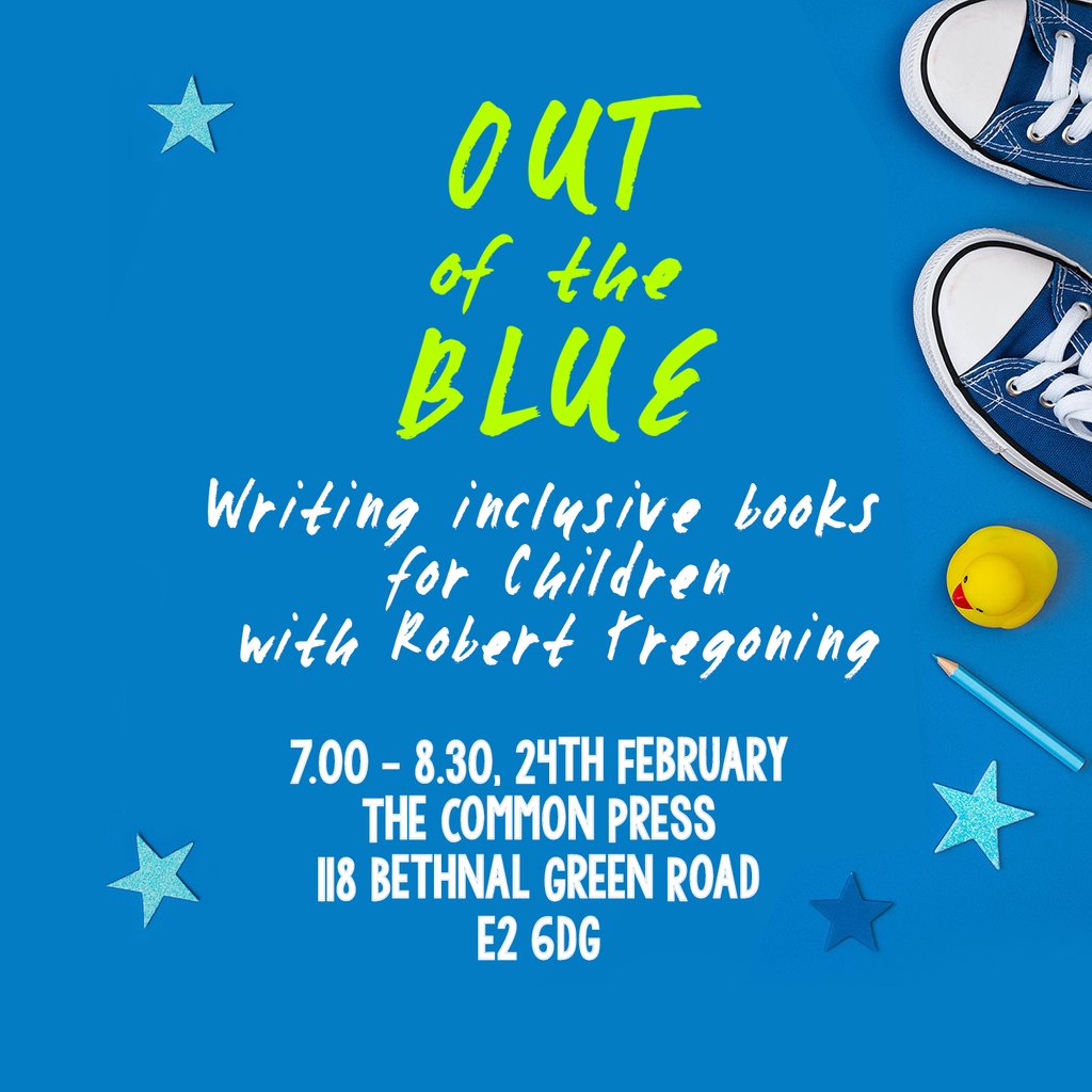Please join us on 24.02 to hear from debut children's author @bobtregoning! Robert will be discussing writing inclusive children's books and the publishing process. ⁠ Book a ticket here: outsavvy.com/event/12213/ou…⁠ ⁠ #childrensbooks #inclusivebooks #newbooks #thecommonpress