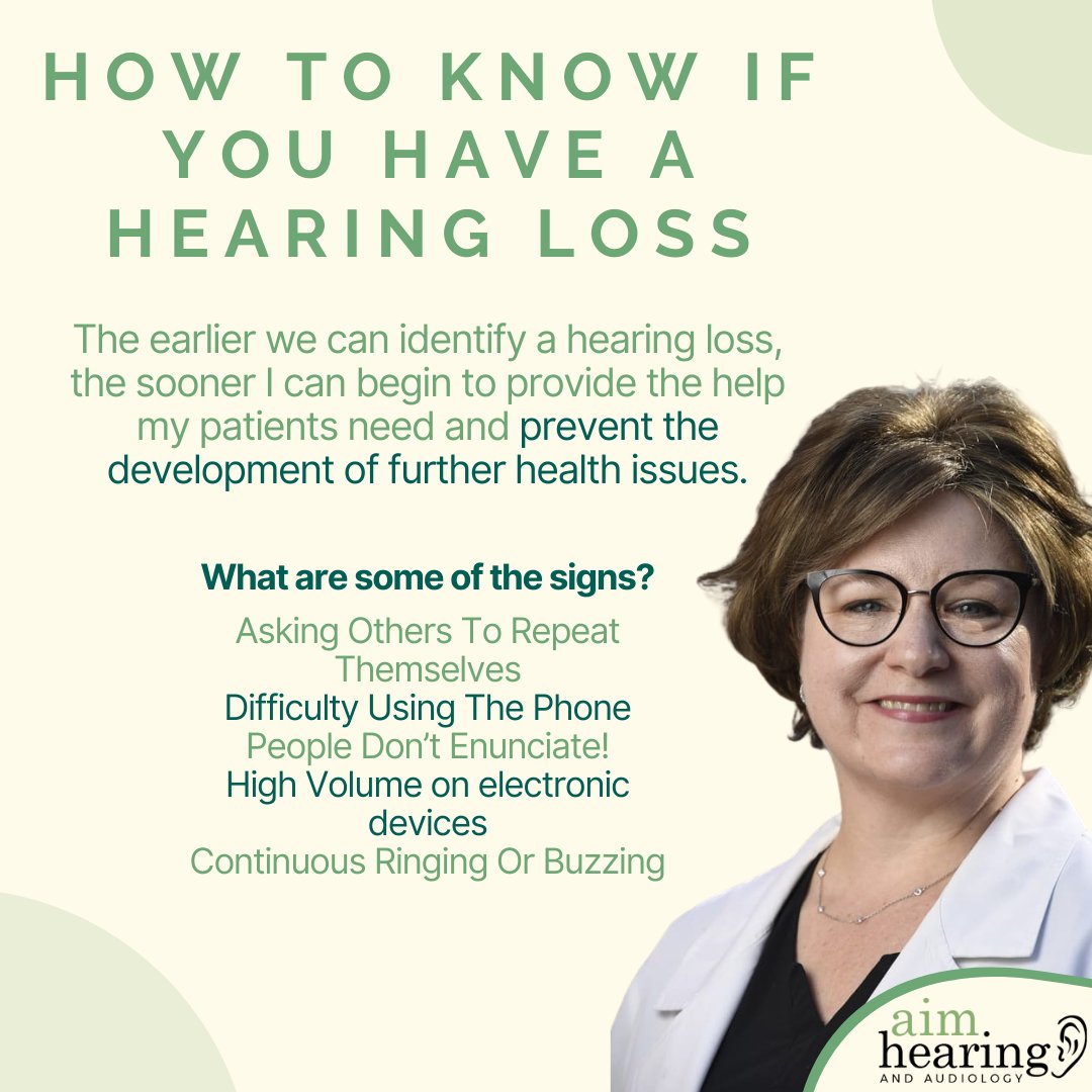 AimHearing's tweet photo. The American Speech-Language-Hearing Association (ASHA) indicates that untreated hearing loss doubles the risk of developing depression and increases the risk of anxiety and dementia. 👂

If you have any of these symptoms, a great first step is to give us a call at 336-295-1064📞 https://t.co/HHiXb3IMQi