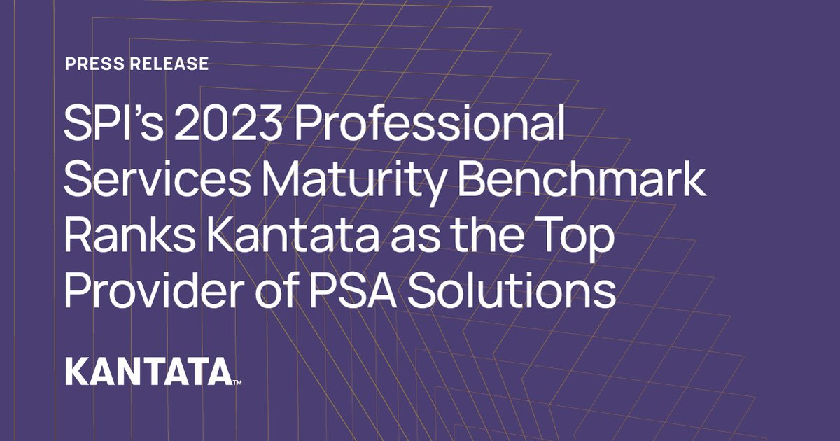 GoKantata's tweet image. 30% of the users surveyed in the 2023 Professional Services Maturity™ Benchmark selected Kantata as their preferred solution, the most out of any provider in the PSA category! 🏆 

🔗 okt.to/TXKJG0 | @SPI_Research | #GoKantata