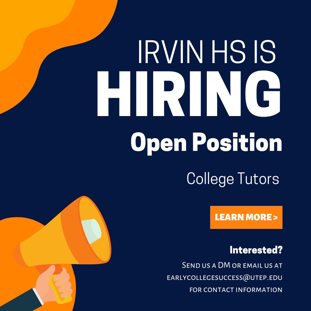 UTEP ECHS ASC tweet media