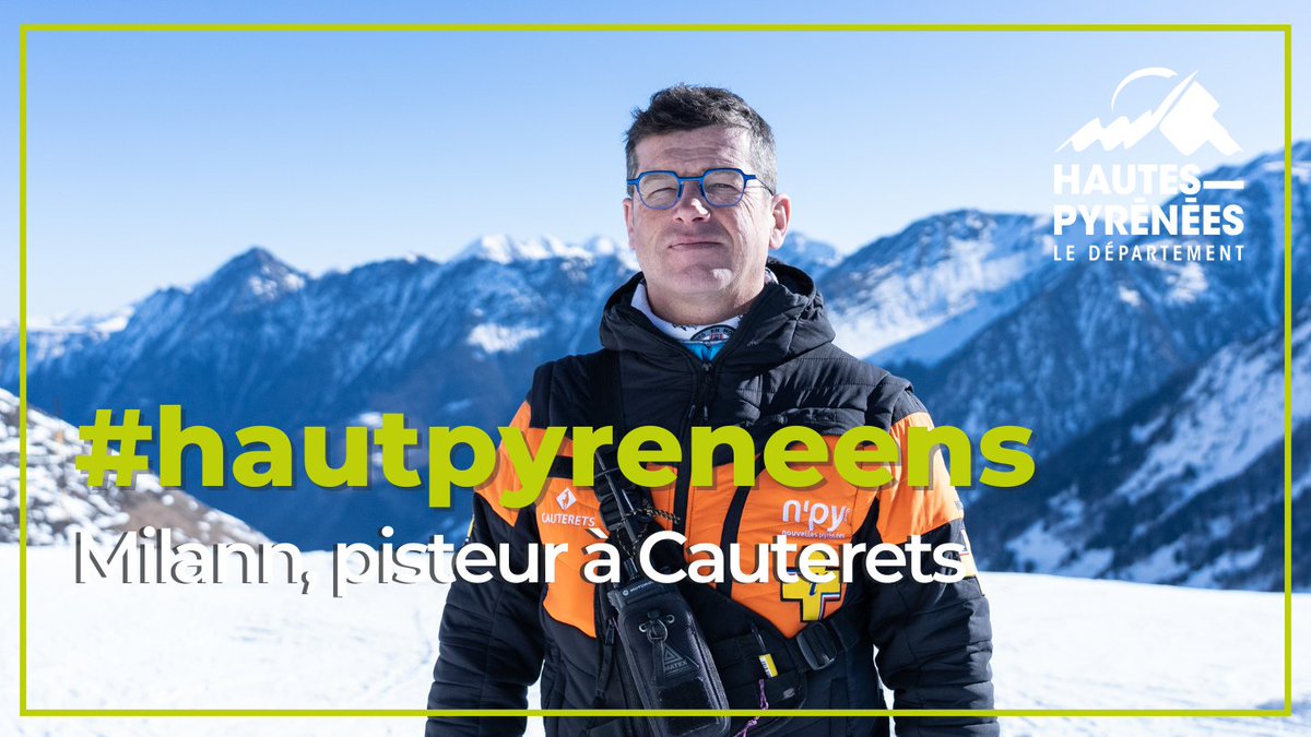 departementhapy's tweet photo. #hautpyreneens ⛷ Vous êtes allé skier cet hiver ? Vous avez sûrement croisé Mylann ou un de ses collègues. Pisteur à la station de Cauterets, il vérifie avec son équipe l’état des pistes pour que les skieurs s’adonnent à la glisse en toute sécurité.
👉 https://t.co/eD16fA9cSk https://t.co/GJVp5ty8wu