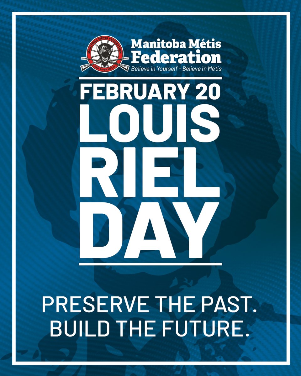 We encourage #RedRiverMétis Citizens and  Manitobans to use #LouisRielDay to discover and celebrate the legacy of #LouisRiel - the founder and first Premier of Manitoba. As inheritors of Riel’s legacy, the Red River Métis continue to work diligently to keep his vision alive.