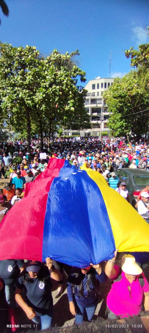 sinvemacumana's tweet photo. Concentración marcha por la copita ,barrios aledaños y calles principales chaimas ,barbudo 16/02/23 https://t.co/Z3rlhdC8ao