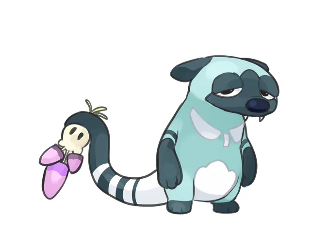 #オリポケ #fakemon  アクビシン 