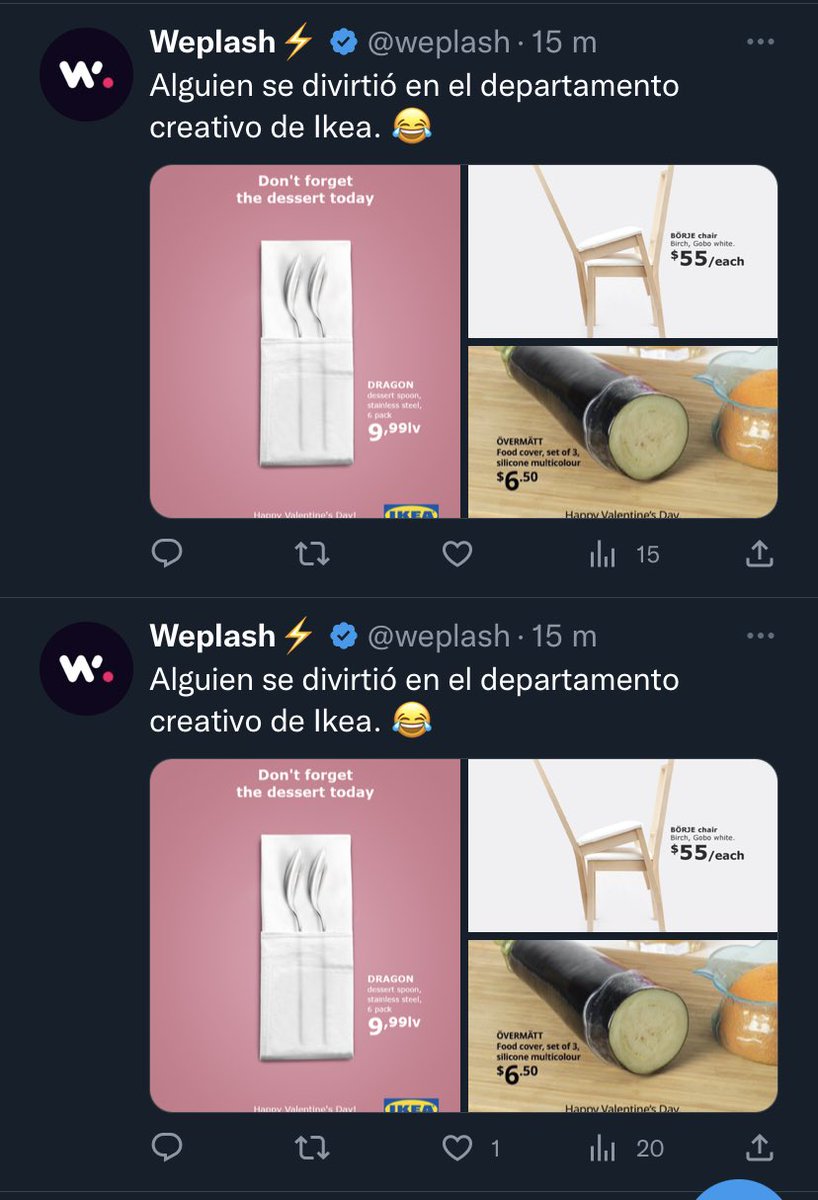 SoluPM's tweet photo. Y ustedes se emocionaron tanto que lo publicaron dos veces. 😉 https://t.co/h1bAijzaR7
