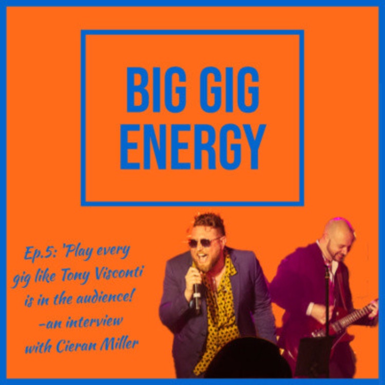 Our friend Steve Leggett has a cracking new podcast called Big Gig Energy and the newest episode features our Cieran! 
He speaks about our early days, writing process and forthcoming album. 
Ft. Ocarina-employed-for-legal-reasons. 
You can listen here: 
open.spotify.com/episode/38h73r…
