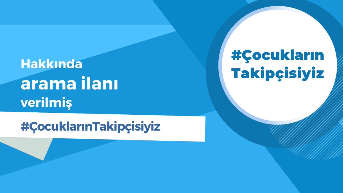 fisachm's tweet photo. Çocukların daha fazla hak ihlaline maruz bırakılmaması için #ÇocuklarınTakipçisiyiz https://t.co/dEDDONl6ed