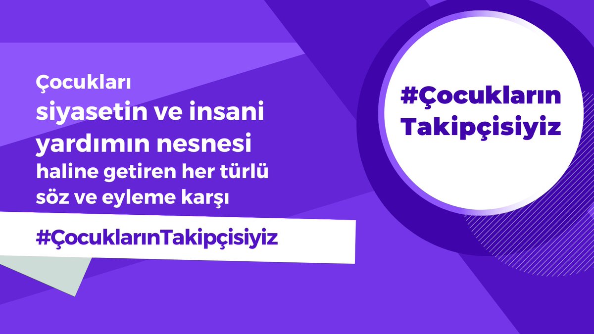 fisachm's tweet photo. Çocukların daha fazla hak ihlaline maruz bırakılmaması için #ÇocuklarınTakipçisiyiz https://t.co/dEDDONl6ed